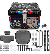 Amazon | POWER PANDA 【レーシング調】バイク リアボックス 45L Amazon | POWER PANDA 【レーシング調】バイク リアボックス 45L